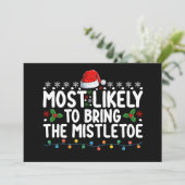 最も可能性が高いミスタントクリスマスファミリーをもたらす 招待状 (スタンド正面)