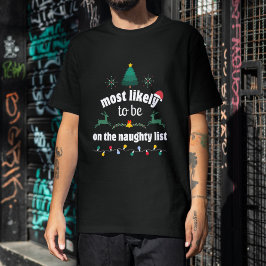 最も可能性が高いリストいけなクリスマス Tシャツ
