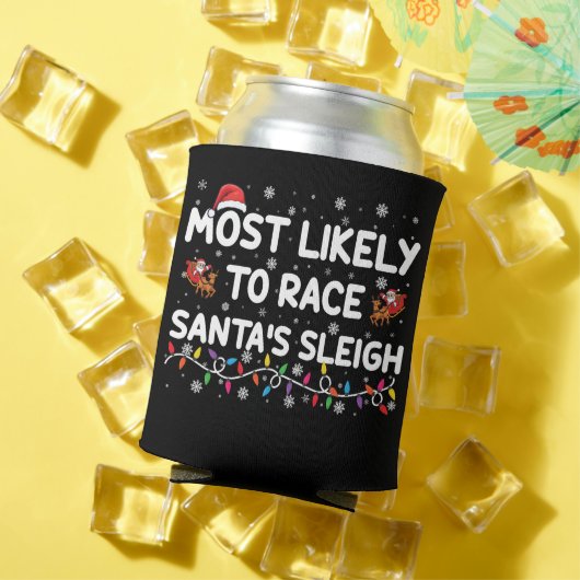 最も可能性が高いレースSantasスリー家族のクリスマス 缶クーラー (インサイチュ 夏)