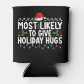 最も可能性が高い与えホリデーハグクリスマス家族 缶クーラー (正面)