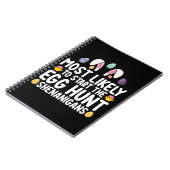 最も可能性が高い卵の狩りシェナニガン ノートブック (左側)