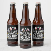 最も可能性が高い卵の狩りシェナニガン ビールラベル (ボトル)