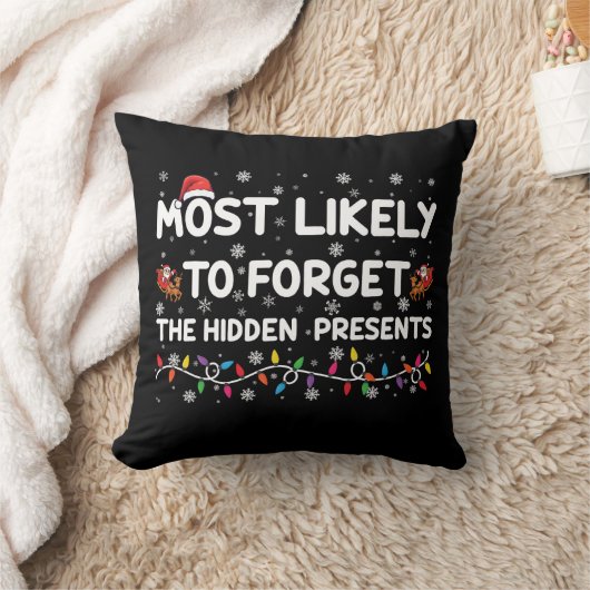 最も可能性が高い忘れ隠しプレゼントクリスマス クッション (ブランケット)