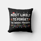 最も可能性が高い忘れ隠しプレゼントクリスマス クッション (正面)