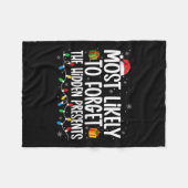 最も可能性が高い忘れ隠しプレゼントファミリC フリースブランケット (正面(横))