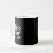 最も可能性が高い昼寝の家族の一致するクリスマ コーヒーマグカップ (正面左)