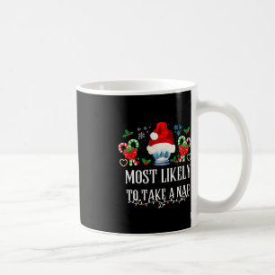 最も可能性が高い昼寝の家族の一致するクリスマ コーヒーマグカップ