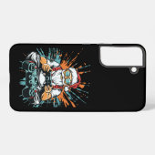 最も可能性が高い昼寝遊ビデオゲームのクリスマス一致 SAMSUNG GALAXYケース (裏面横)