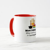 最も可能性が高い衣服スウェットパンツ卒業ギフト マグカップ (正面左)