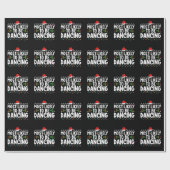 最も可能性が高い踊りクリスマスファミリー ラッピングペーパー (フラット)