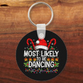 最も可能性が高い踊り一致ファミリ キーホルダー (正面)