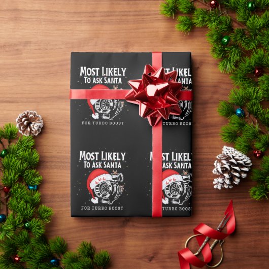 最も可能性が高い頼ターボ・ブースト・クリスマス ラッピングペーパー (クリスマスギフト)