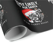 最も可能性が高い頼ターボ・ブースト・クリスマス ラッピングペーパー (ロールコーナー)