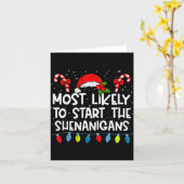 最も可能性が高い シェナニガンズ ファミリー クルーの騒ぎ始め カード (黄色い花)