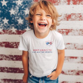 最も可能性が高い |赤と青7月4日の懇親会 Tシャツ