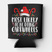 最も可能性が高いCartwheelsマッチングクリスマス 缶クーラー (正面)