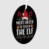 最も可能性が高いTouch小妖精や小人クリスマスファミリー オーナメント (正面)