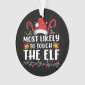 最も可能性が高いTouch小妖精や小人クリスマスファミリー オーナメント (正面)