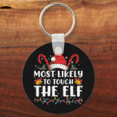 最も可能性が高いTouch小妖精や小人クリスマスファミリー キーホルダー (正面)