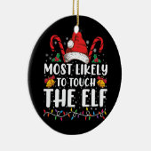 最も可能性が高いTouch小妖精や小人クリスマスファミリー セラミックオーナメント (右)