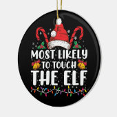最も可能性が高いTouch小妖精や小人クリスマスファミリー セラミックオーナメント (左)