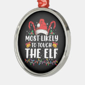 最も可能性が高いTouch小妖精や小人クリスマスファミリー メタルオーナメント (左)