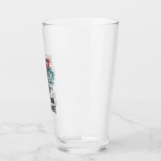 😂最も可能性の高いクリスマスおもしろい引用文の作成 タンブラーグラス (左)