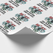 😂最も可能性の高いクリスマスおもしろい引用文の作成 ラッピングペーパー (角)