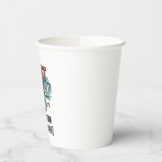 😂最も可能性の高いクリスマスおもしろい引用文の作成 紙コップ (左)