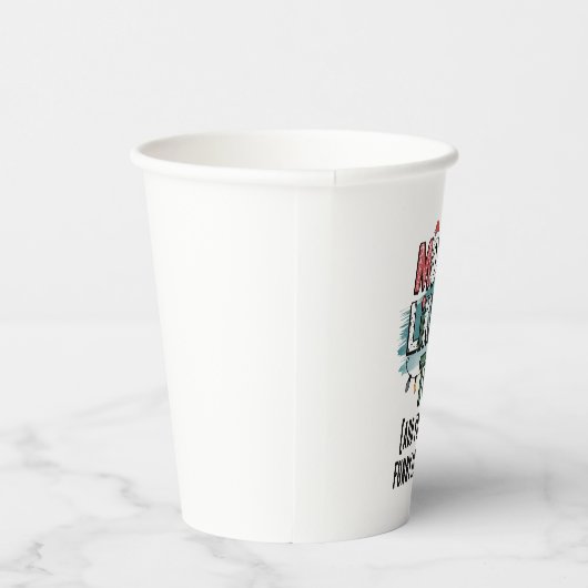 😂最も可能性の高いクリスマスおもしろい引用文の作成 紙コップ (右)