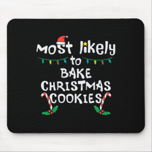 最も可能性の高いクリスマスクッキークリスマスファミリーマック マウスパッド
