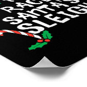 最も可能性の高いレースサンタズライクリスマスクリスマスファミリー ポスター (角)