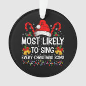 最も可能性の高い各クリスマスソングクリスマス家族 オーナメント (正面)