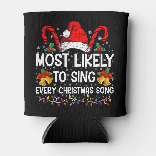 最も可能性の高い各クリスマスソングクリスマス家族 缶クーラー (正面)