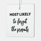 最も可能性の高い忘れプレゼント セラミックオーナメント (左)