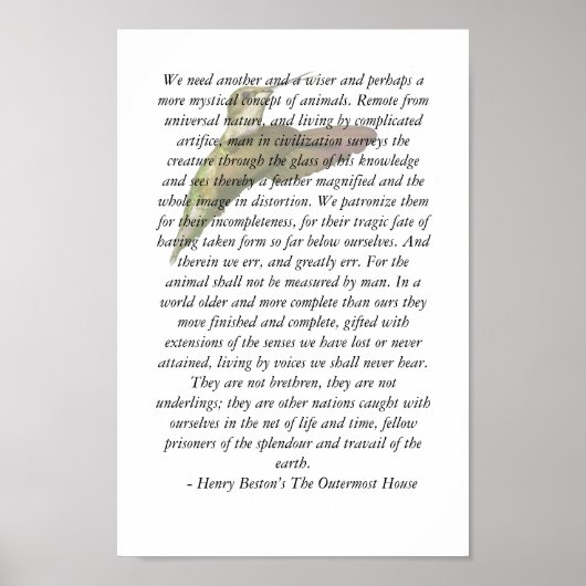 最も外側の家の動物 ポスター (正面)