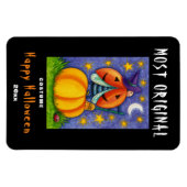 最も多くのオリジナル衣装ハローウィンパーティ賞 マグネット (横)