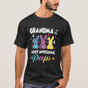 最も多くのバニーの素晴らしおばあちゃん可愛い格言ハップ Tシャツ