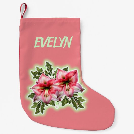 最も大きな大切贈り物 スモールクリスマスストッキング (正面)