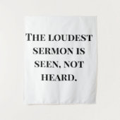 最も大きな説教 タペストリー (正面)