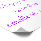 最も大きな贈り物は最も小さいパッケージポスターである ポスター (角)