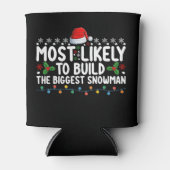 最も大きな雪だるま雪を作る可能性が高い 缶クーラー (正面)