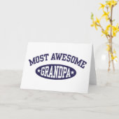 最も大き素晴らしい爺 カード (黄色い花)