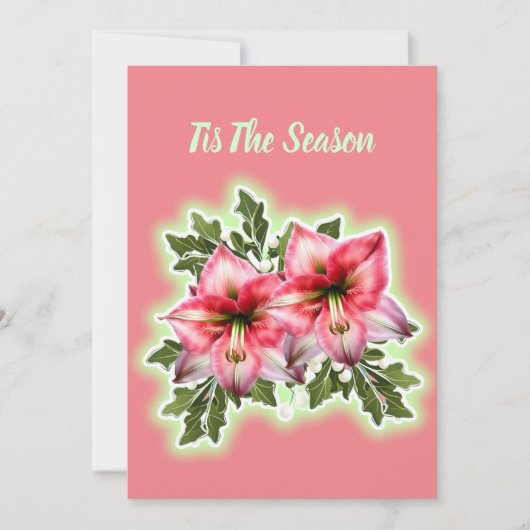最も大切な贈り物 フラット ホリデー カード (正面)