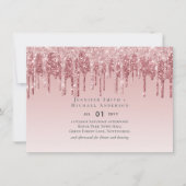 最も安いバラ金ゴールドピンクグリッター結婚ズ (正面)