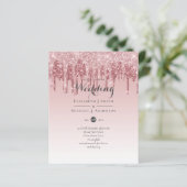 最も安いバラ金ゴールドピンクグリッター結婚ズ (スタンド正面)