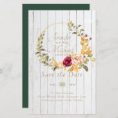 最も安い日付の保存フローラリース予算 (正面/裏面)