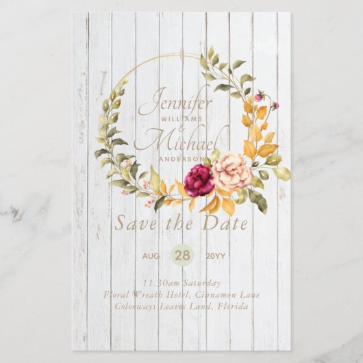 最も安い日付の保存フローラリース予算 (正面)