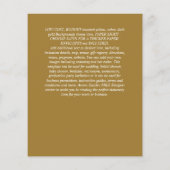 最も安い結婚式の招待状　ひまわり　ユーカリ チラシ (裏面)