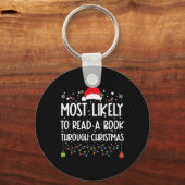 最も家族読のクリスマスに一致する本 キーホルダー (正面)